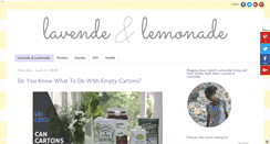 Desktop Screenshot of lavendeandlemonade.com
